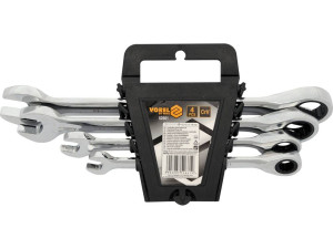 Klucze płasko-oczk z grzech 4cz. 10-19mm 52661 vorel