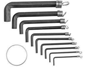 Klucze sześciokątne 1,5-10mm /hex/ kpl. 10 szt imbusy vorel