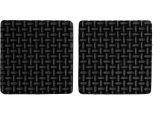 Podkładki z pianki 85x85mm czarne 2szt. 74898 vorel