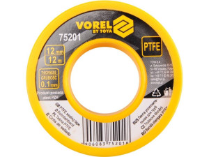 Taśma ptfe 12mx12mmx0.1mm 75201 vorel