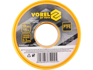 Taśma ptfe 15mx19mmx0.2mm vorel