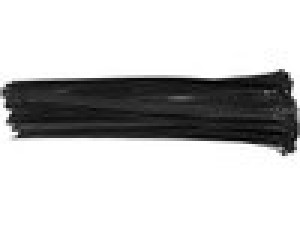 Opaski plastikowe rozpinane 7,6x200mm 50szt. czarne