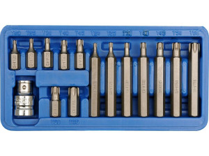 Klucze specjalne torx t20-t55 kpl. 15szt. bity vorel