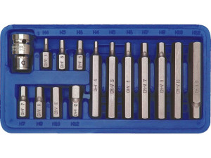 Klucze specjalne hex h4-h12 kpl.15szt. bity vorel