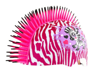 Kask rowerowy dziecięcy Raskullz Zebra Mohawk