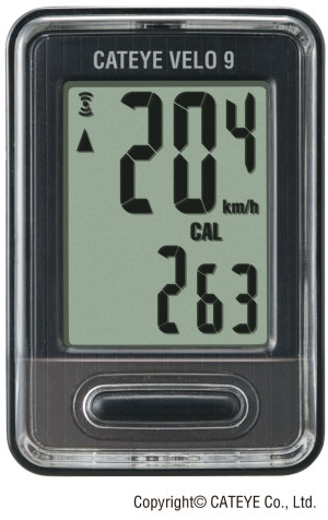 PROMOCJA. Licznik rowerowy Cateye Velo 9 CC-VL820