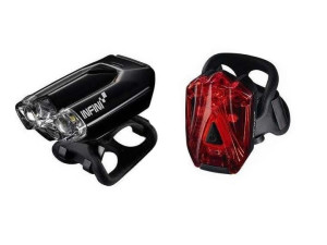 PROMOCJA. Oświetlenie rowerowe Infini Lava Set USB