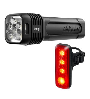 PROMOCJA. Zestaw lampek rowerowych Knog Blinder Pro 1300 + R150