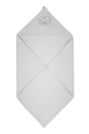 Ręcznik do kąpieli szary waffle