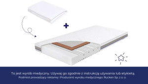 Materac Natura 120x60 + Ochraniacz Hydro Max