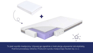 Materac Aero 120x60 + Ochraniacz Hydro Max