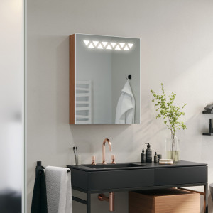 Armario con espejo LED Makela