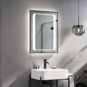 Spiegel LED aluminium lijst Linga