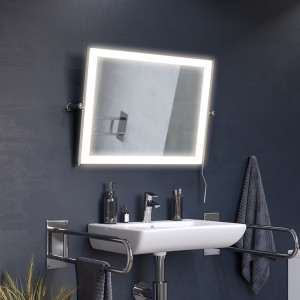 Specchio LED reclinabile Ring ST Med