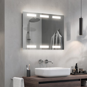 Badrumsspegel LED Semita
