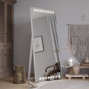 Staande spiegel LED Lunas