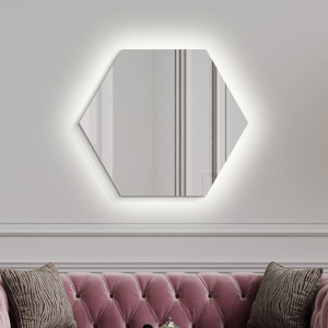 Mirror LED Simple Heksa Ambiente