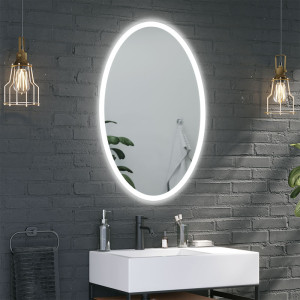 Spiegel LED Oval Slim