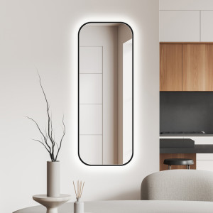 Gerahmter Spiegel LED Mira Delicate Ambiente