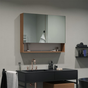 Bathroom cabinet with mirror Manea MULTI XL