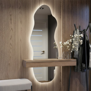 Specchio con illuminazione LED in due parti Simple Kavia Ambiente