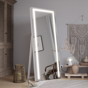Espejo LED de pie Binzo