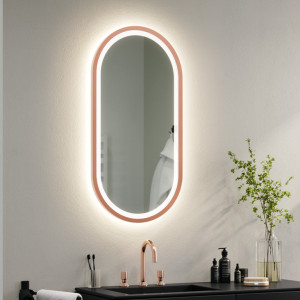 LED-speglar med träram Koria LED