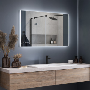 Mirror with LED illumination Shine Acrylic Ambiente
