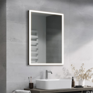 Specchio con illuminazione a LED Shine Alu-Acrylic S