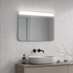 Badrumsspegel LED Shelf