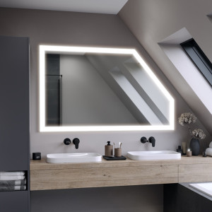 Miroir LED grenier Paolo