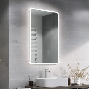Miroir avec éclairage LED Mira Acrylic Slim