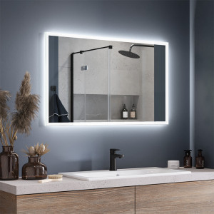 Specchio con illuminazione a LED Ring Acrylic Slim