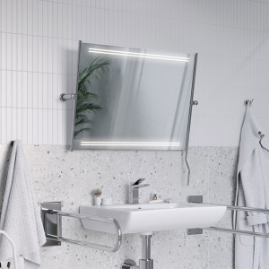Specchio LED inclinabile Linesso ST Med