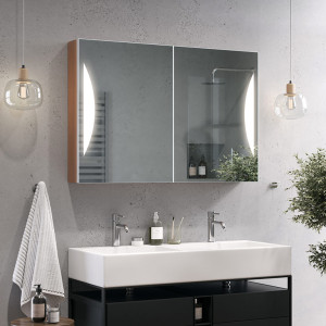 Mobile da bagno con specchio LED Karen Multi
