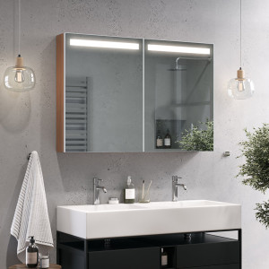 Mobile da bagno con specchio LED Primavera MULTI