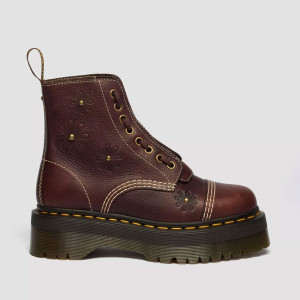 Dr. Martens Sinclair Flower Grizzly Leather Platform Boots DM42818200