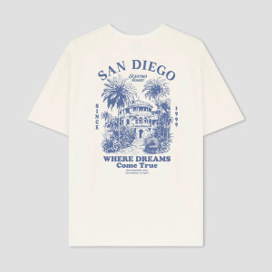Kaotiko Resort Ivory T-shirt AQ006-02-G002