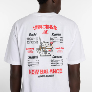 New Balance Koszulka Biała Ramen MT61H51DWT