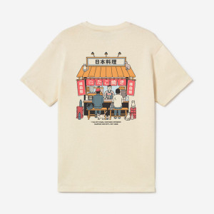Kaotiko Takoyaki Ivory T-shirt AS033-01-G002