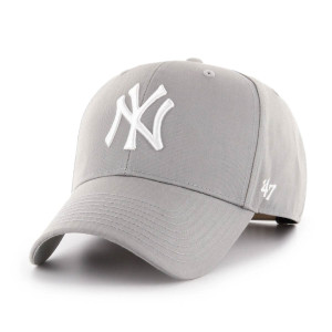47 Brand Czapka z Daszkiem New York Yankees Gray Raised Basic 47 MVP