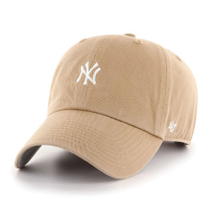 47 Brand Czapka z Daszkiem New York Yankees Khaki BASE Runner 47 Clean Up