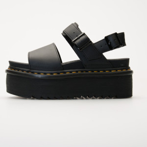 Dr. Martens Sandały Damskie Voss Quad Black 26725001