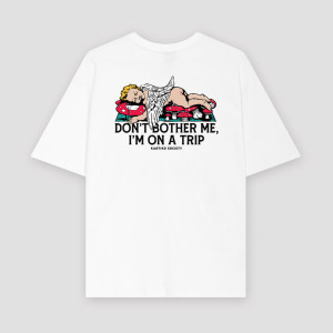 Kaotiko T-shirt Camiseta Busy Cupid Organic Cotton White AR011-01S-G002