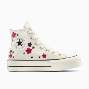 Converse Chuck Taylor All Star Lift Platform Embroidered Flowers A15463C