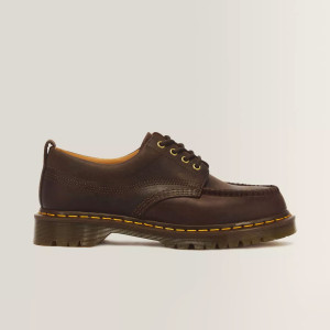 Dr. Martens Lowell 4 Eye Crazy Horse Leather Moc Toe Shoes 43348200