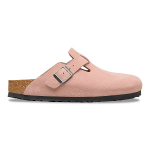 Birkenstock Boston Suede Leather Pink Clay 1025844 ( Regular Fit )