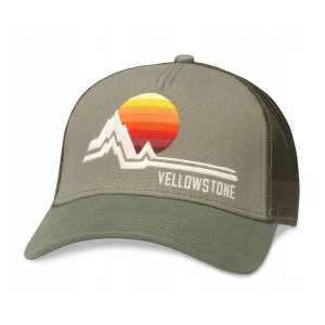 American Needle Czapka z daszkiem Valin YELLOWSTONE SMU500A-YNP
