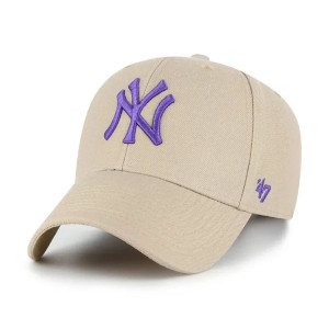 47 Brand Czapka z Daszkiem New York Yankees Khaki 47 MVP Snapback 47 MVP Wool All