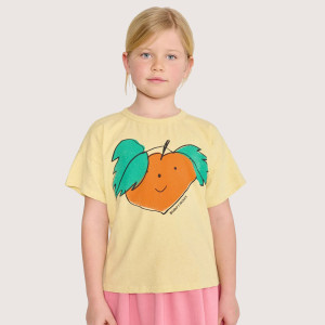 BOBO CHOSES Dziecięca Koszulka z Krótkim Rękawem Tangerine
